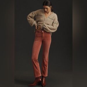 Pilcro Women's Flare Jeans in Rust